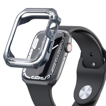 Apple Watch (41 mm) dubbelfärgat fodral - Transparent / Midnattsblå