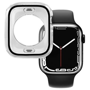 Apple Watch (41mm) elegant fodral med inbyggt härdat glas - Transparent