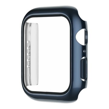 Apple Watch (41mm) electroplating cover with tempered glass - Blue