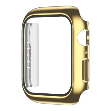 Apple Watch (41mm) electroplating cover with tempered glass - Gold