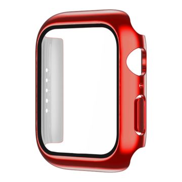 Apple Watch (41mm) electroplating cover with tempered glass - Red