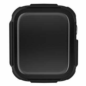 Apple Watch (41mm) electroplated cover with tempered glass - Black