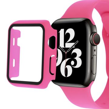 Apple Watch Series 8 (41mm) simple cover with tempered glass - Rose