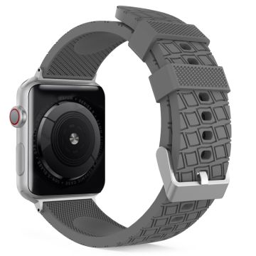 AHASTYLE WA03 Apple Watch Series 8 (41mm) silikonarmband - Grå