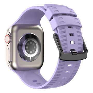 Apple Watch Series 8 (41mm) enkelt silikonarmband - Ljuslila