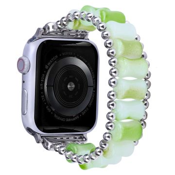 Apple Watch Series 8 (41 mm) bambuarmband i harts - Gräsgrön