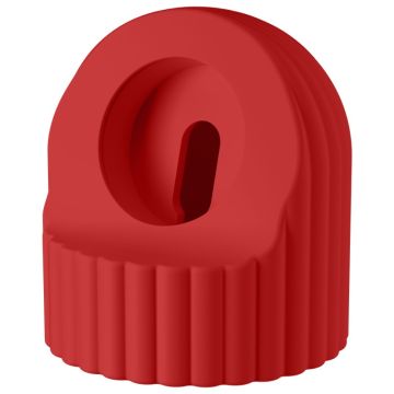 Silicone wave style charging station for Apple Watch - Red