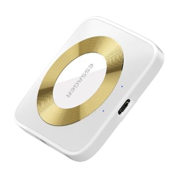 ESSAGER 15W portable wireless charger for Apple Watch / iPhone 12 / AirPods - White