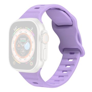 Apple Watch Series 9 41 mm silikonarmband - Ljuslila