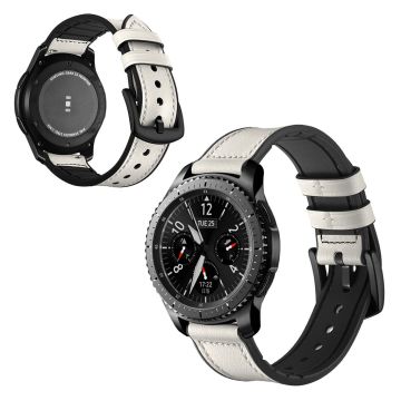 Samsung Gear S3 / Gear S3 Frontier klockarmband i äkta läder - Beige