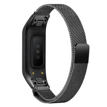 Samsung Galaxy Fit e milanese klockarmband i rostfritt stål - Svart