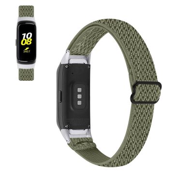 Samsung Galaxy Fit nylon sport watch strap - Olive Green