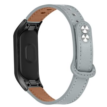 Samsung Galaxy Fit klockarmband i konstläder - Grå