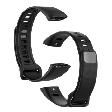 Huawei Band 2 Pro / Band 2 klockarmband i silikon - Svart