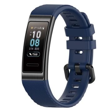 19 mm Huawei Band 3 Pro klockarmband - Mörkblå