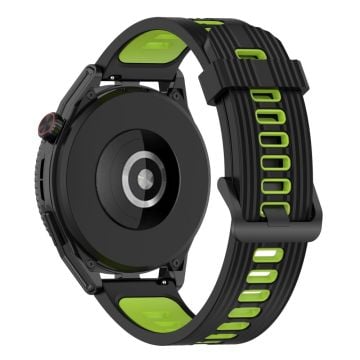 Huawei Watch GT 3 SE / Samsung Galaxy Watch 3 (45mm) / Gear S3 / S3 Frontier armband i två färger - Svart / Lime