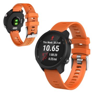 Garmin Vivomove / Forerunner 245 Music / 645 Music klockarmband i silikon - Orange