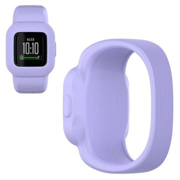 Garmin Vivofit Jr 3 silicone watch strap - Light Purple / Size: L