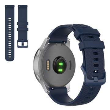 Garmin Venu 2S / Vivoactive 4S / Vivomove 3S solid color watch band - Navy Blue