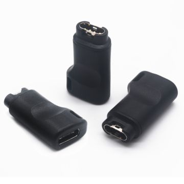 USB typ-C till 4-stifts laddningsadapter för Garmin-klocka