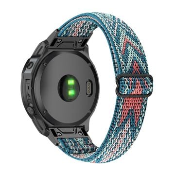 Elastiskt klockarmband i nylon som andas för Garmin-klocka - Pil