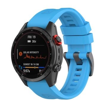 Garmin Fenix 7 / Epix Gen 2 / Descent G1 silicone watch strap - Sky Blue