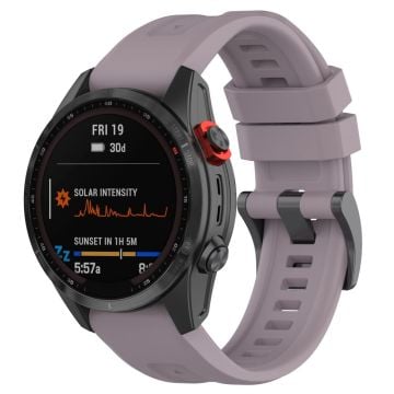 26 mm klockarmband i silikon för Garmin-klocka - Lila