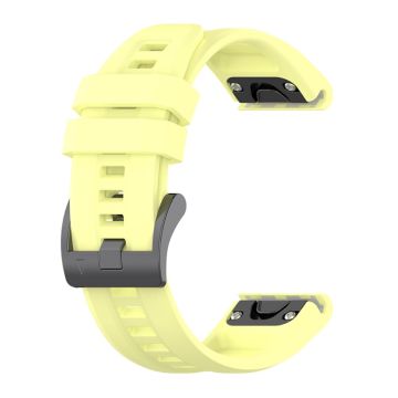 Garmin Fenix 7X / 7X Solar / Tactix 7 klockarmband i silikon - Gul