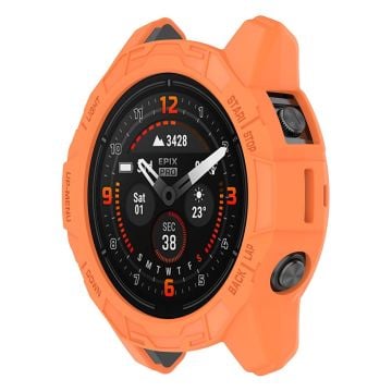 HAT PRINCE Garmin Fenix 7X / 7X Pro / Epix Pro (51mm) ihåligt skydd - Orange