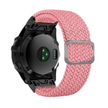 22 mm nylonarmband för Garmin-klocka med spänne - Rosa