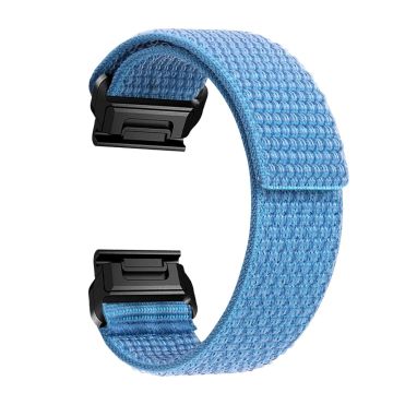 26 mm nylonarmband för Garmin-klocka - Himmelsblå