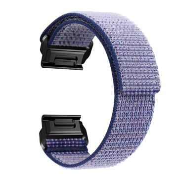 26 mm nylonarmband för Garmin-klocka - Ljuslila