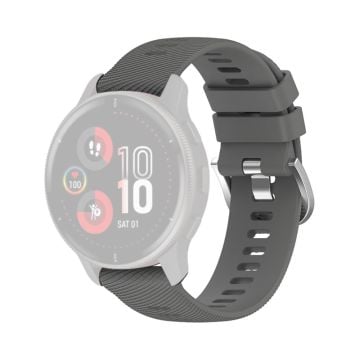 Garmin Forerunner 255 / 255 Music / Venu 2 klockarmband i silikon - Grå