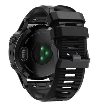 Garmin Fenix 5X Plus klockarmband i silikon - Svart