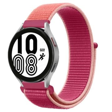 Garmin Vivoactive 4 vävt klockarmband i nylon - Granatäpple Färg