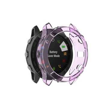 Garmin Fenix 6X / 6X Pro genomskinligt skydd - Lila