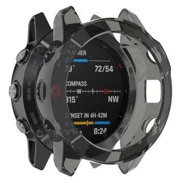 Garmin Fenix 6X Pro genomskinlig ram - Svart