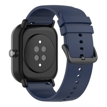 20 mm Amazfit GTS 3 klockarmband i silikon - Midnattsblå