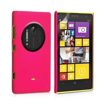 Nokia Lumia 1020 Transparent skydd (flexibelt) (rosa)