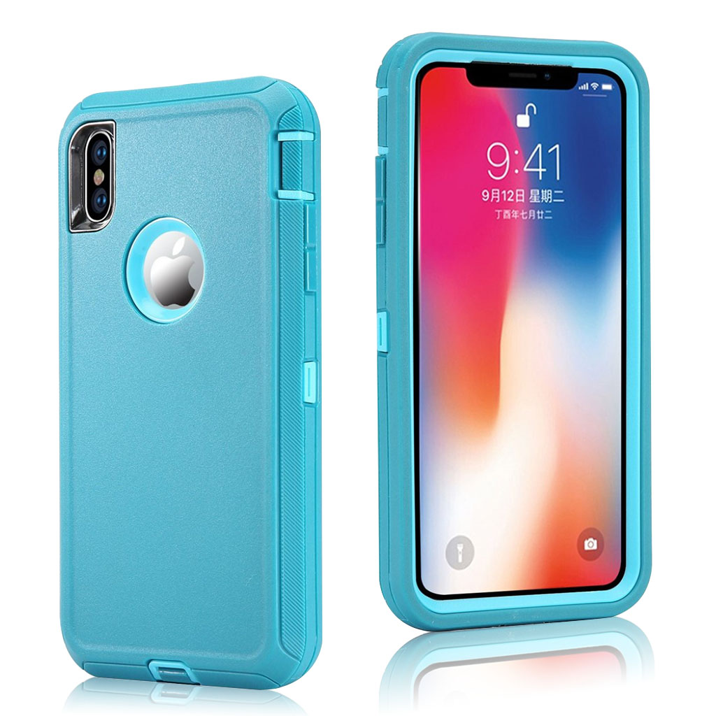 iPhone Xs Max stötsäkert hybridfodral - Blå