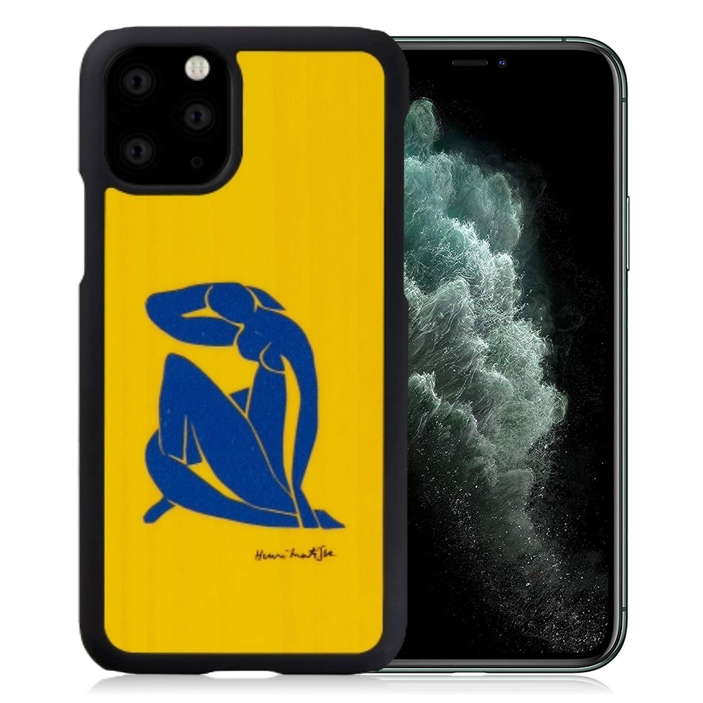 Man&Wood premiumfodral för iPhone 11 Pro Max - Nu Bleu