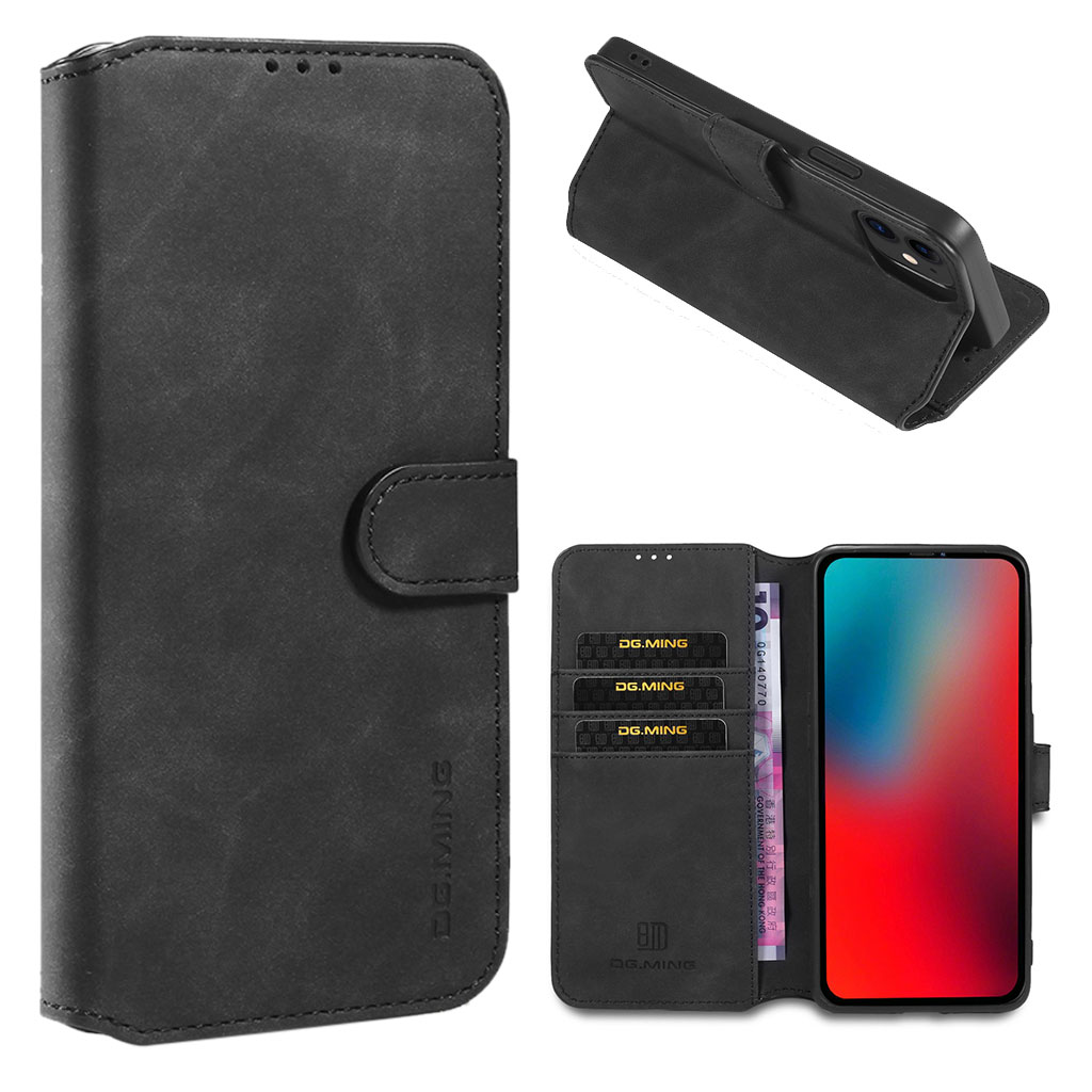 DG.Ming Retro iPhone 12 Mini fodral - Svart