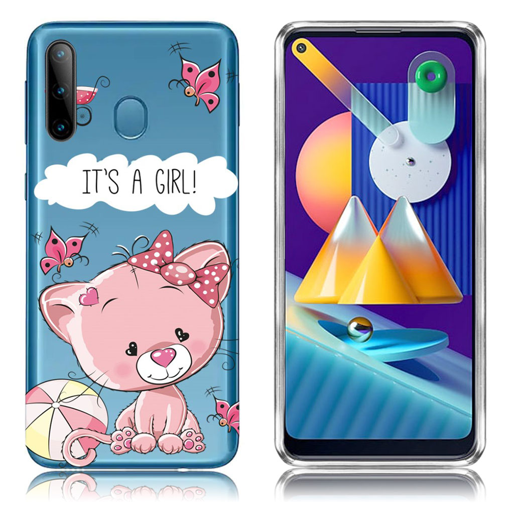 Deco Samsung Galaxy A11 / Samsung Galaxy M11 skal - Det Är En Flicka