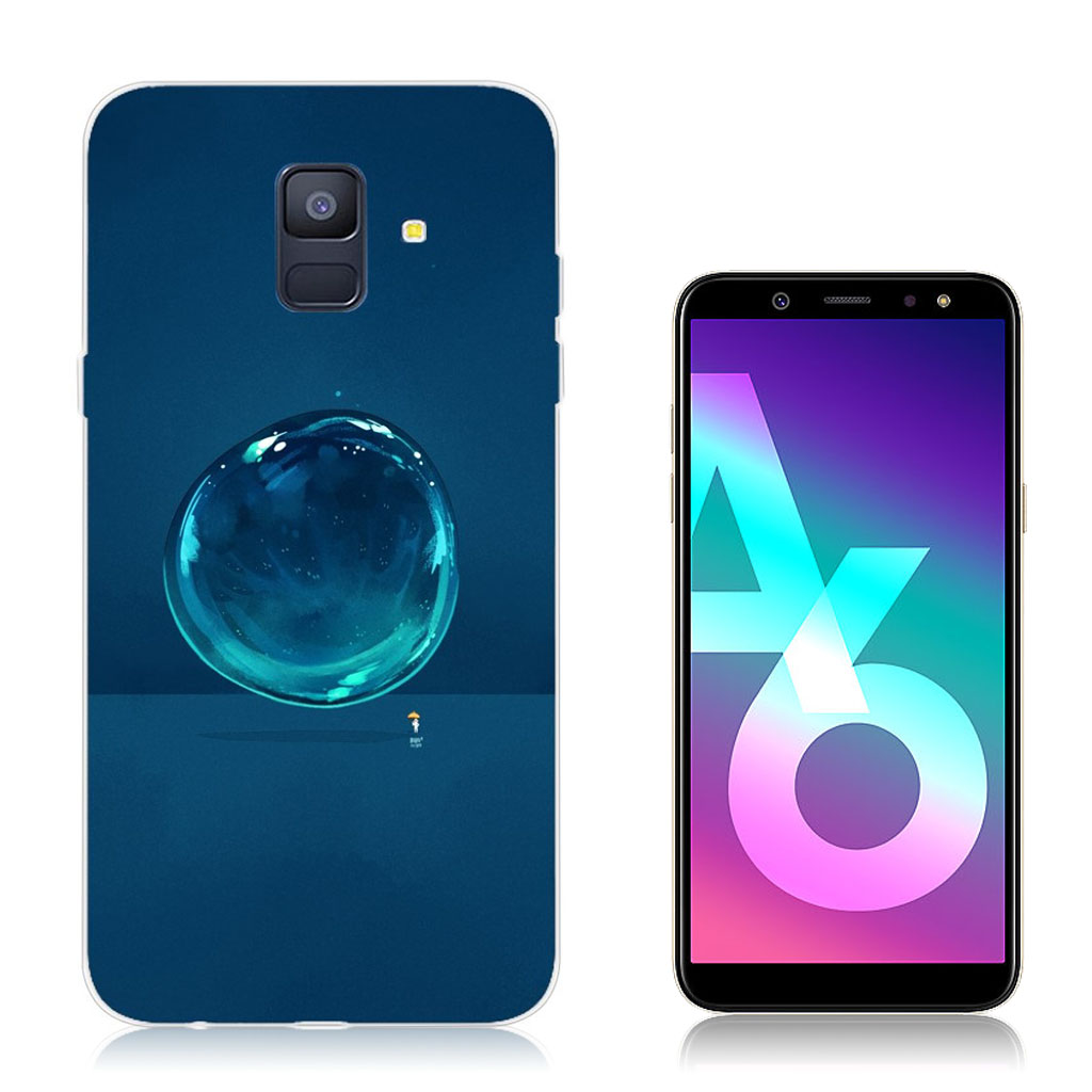 Samsung Galaxy A6 (2018) mobilskal silikon mönster - Vattendroppe