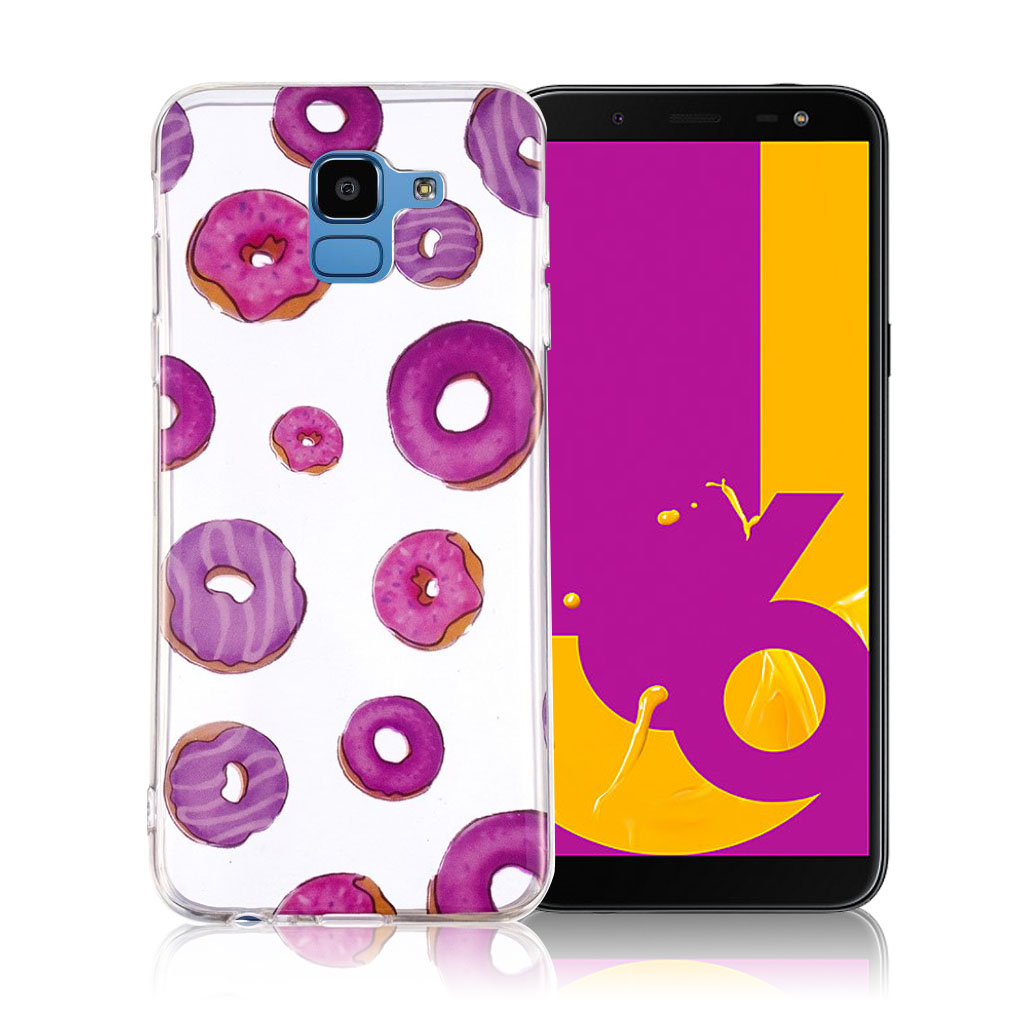 Samsung Galaxy J6 (2018) mobilskal silikon på - Munkar