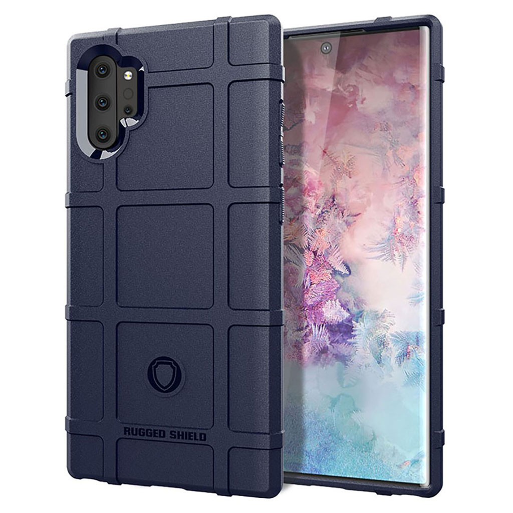 Rugged Shield Samsung Galaxy Note 10 Plus skal - Blå