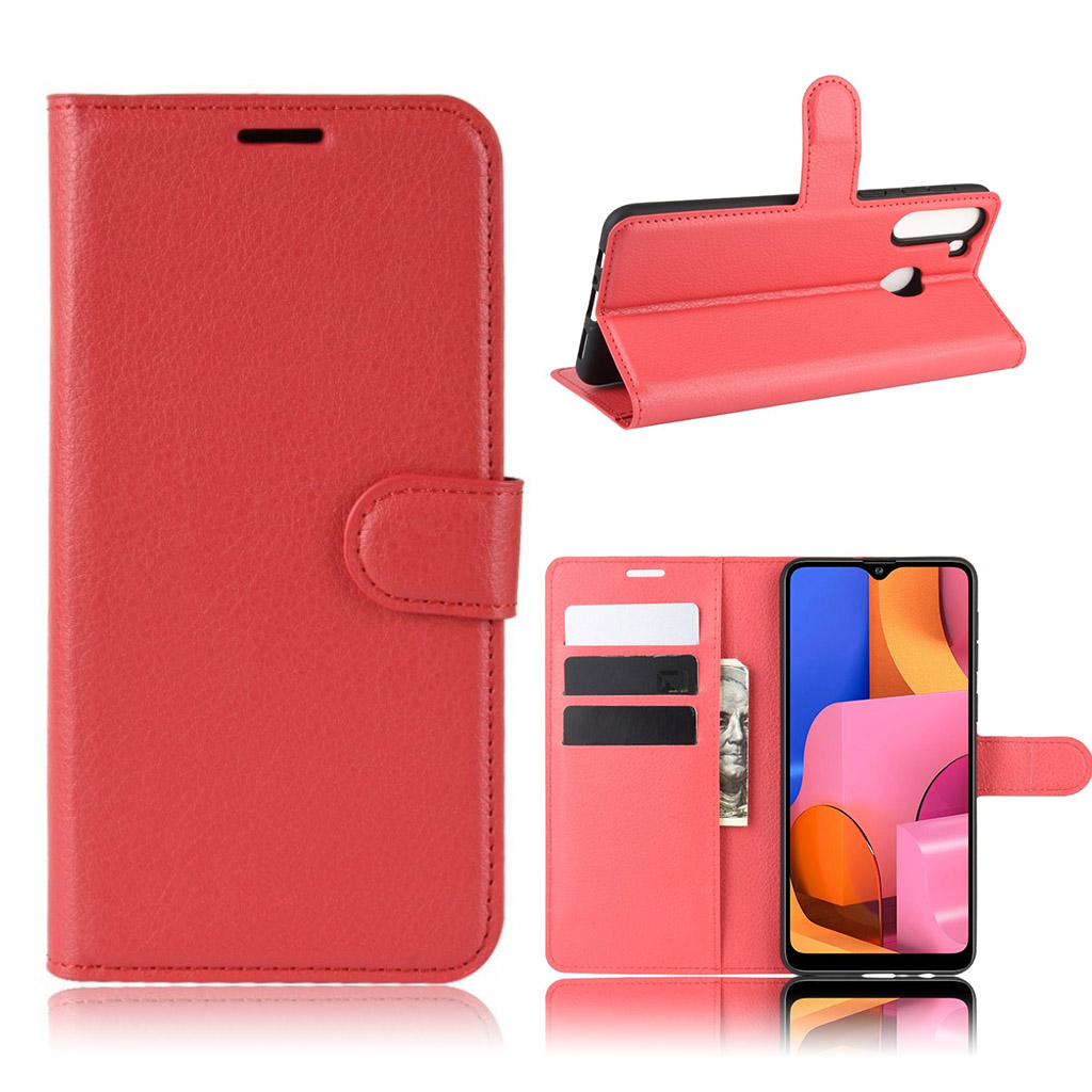 Classic Samsung Galaxy A21 fodral - Röd