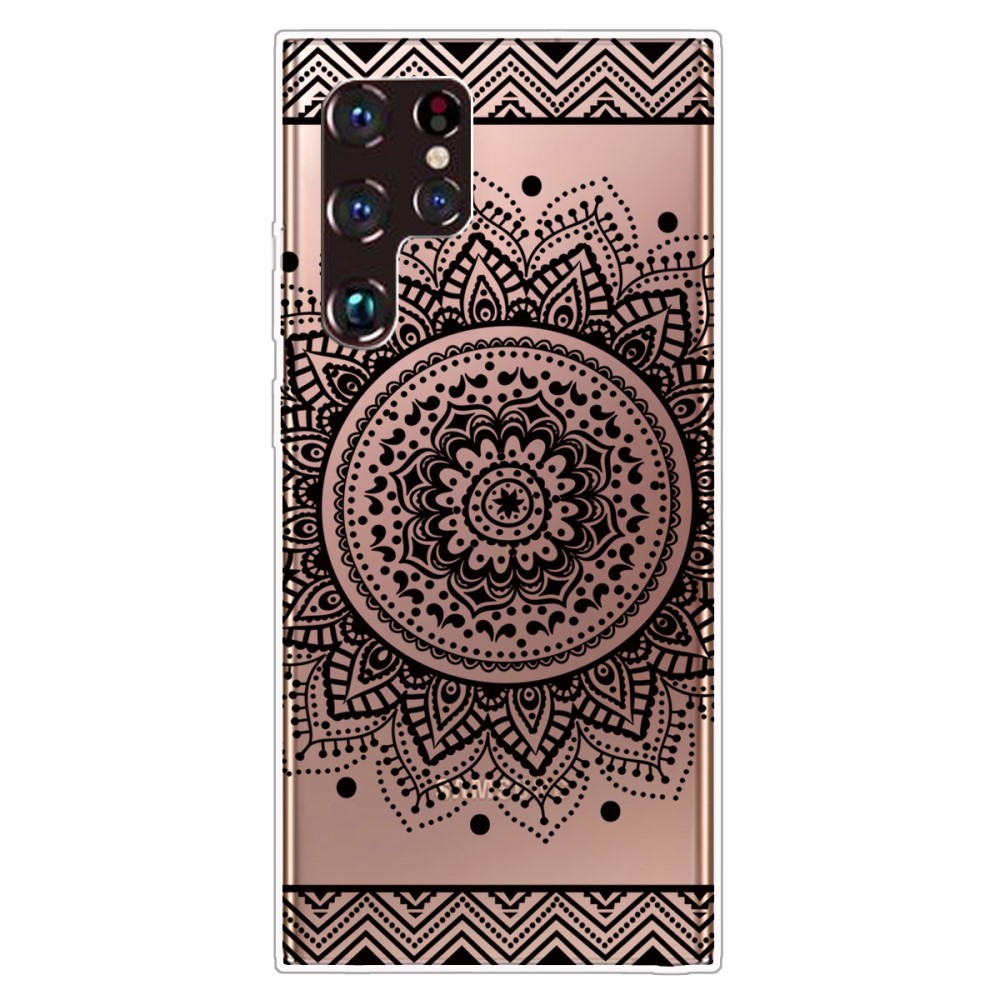 Deco Samsung Galaxy S22 Ultra skal - Mandala Blomma