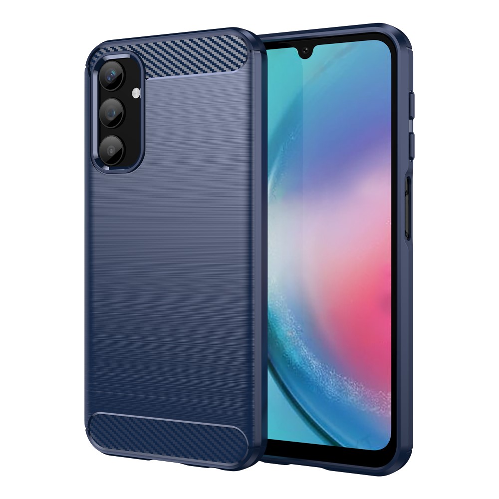 Carbon Flex Samsung Galaxy A25 skal - Blå