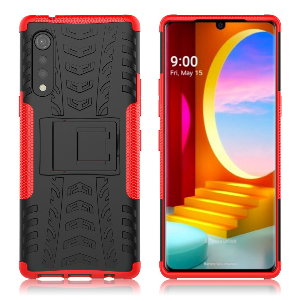 Offroad LG Velvet skal - Röd